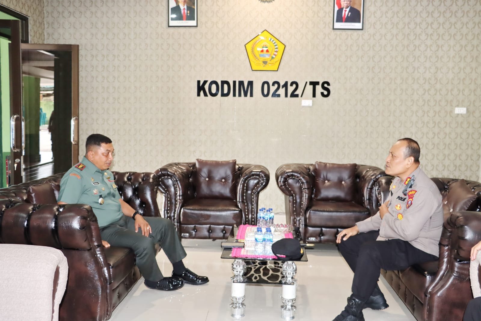 Kapolres Padangsidimpuan dan Dandim 0212/TS Bertemu, AKBP Dudung Setyawan: Kami Harap Dapat Menjalin Kerjasama Antar Lembaga