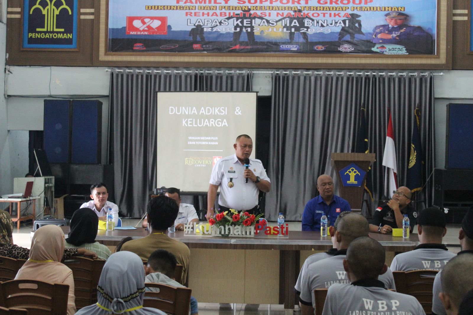 Gandeng Yayasan Medan Plus, Lapas Binjai Kanwil Kumham Sumut Gelar Family Group Support