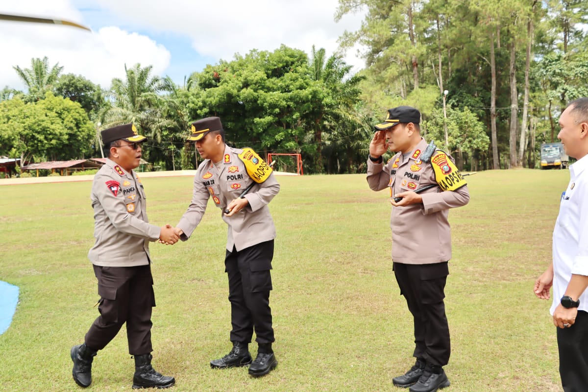 Kapolres Padangsidimpuan Sambut Kapolda Sumut Dalam Agenda Kunker di Tapsel