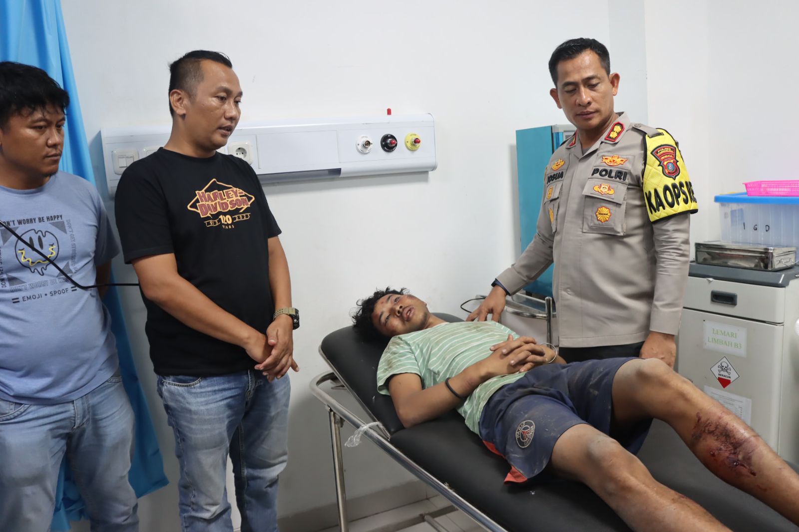 Polres Pelabuhan Belawan Tembak Pelaku Curanmor