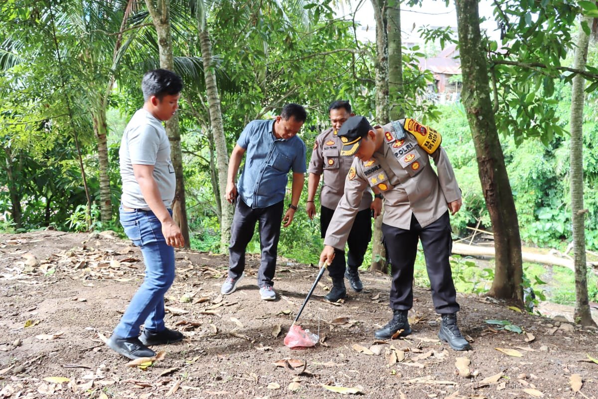 Kapolres Padangsidimpuan Grebek Kampung Narkoba di Silayang-layang, Beberapa Barang Bukti Diamankan