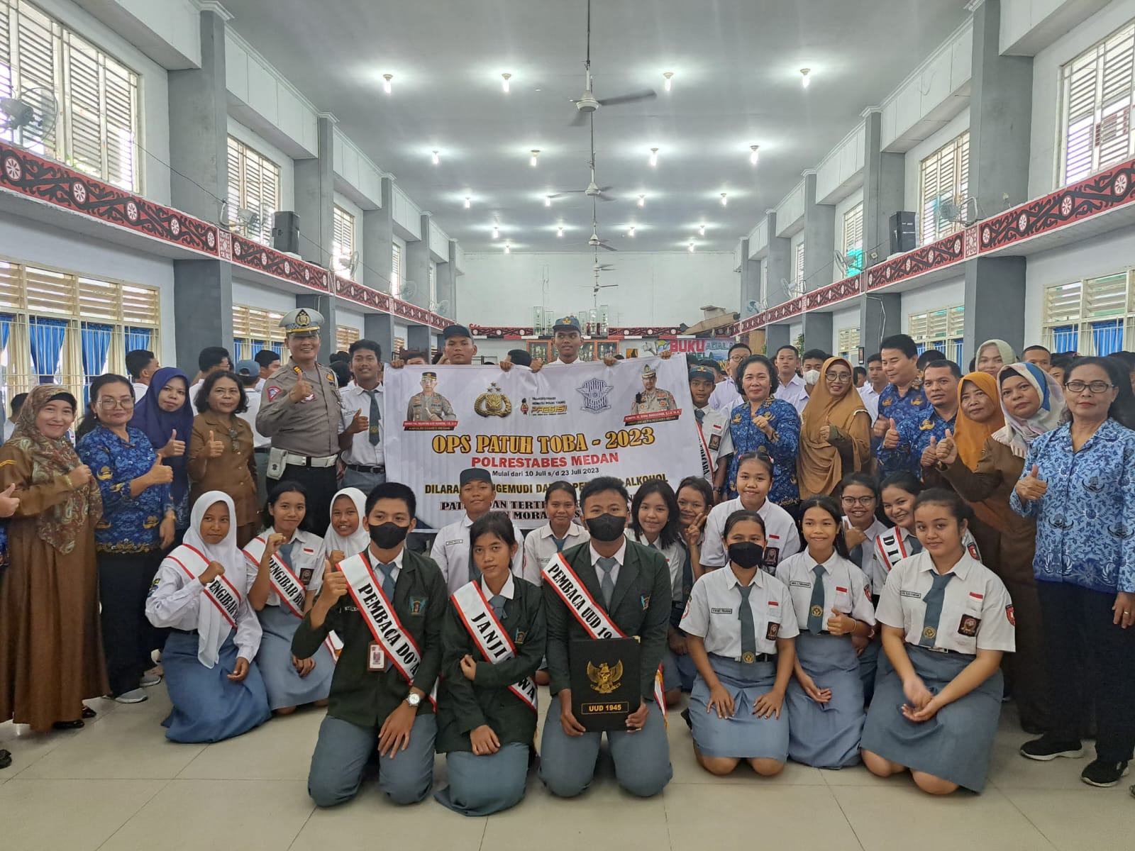 Satlantas Polrestabes Medan Sosialisasi Tertib Berlalulintas ke Sejumlah SMA