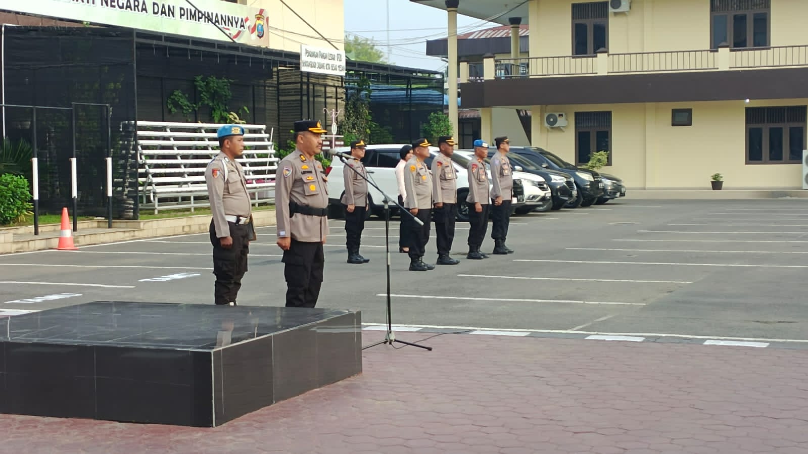 Pimpin Apel Pagi, Ini Pesan Kasat Binmas Polrestabes Medan