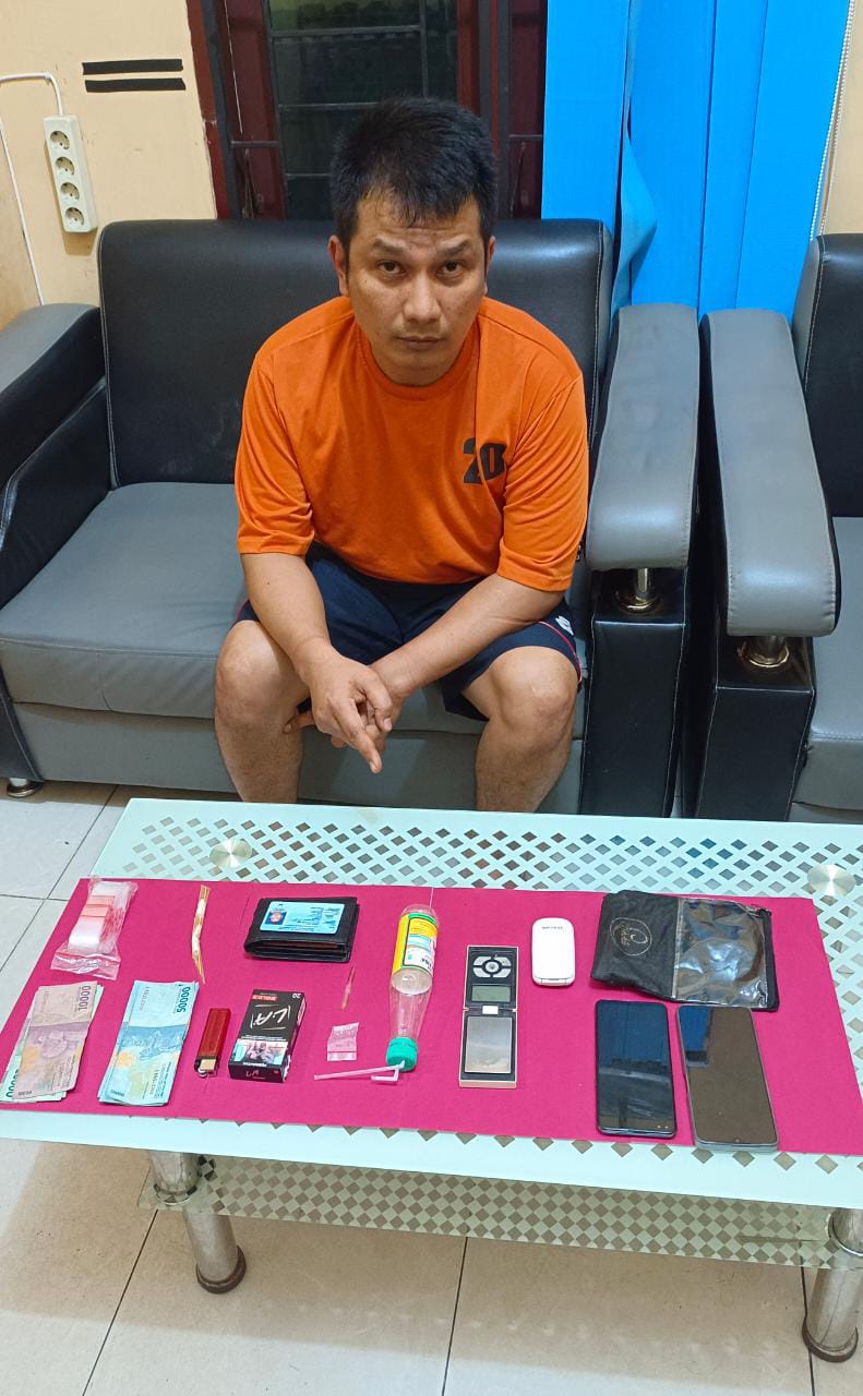 Bandar Sabu Aek Nabara Diciduk Polres Labuhanbatu