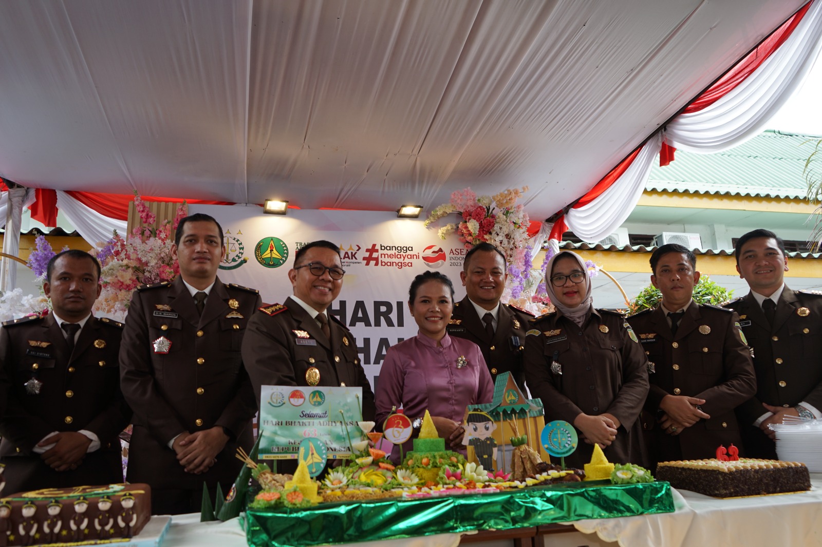 Syukuran HUT Hari Bhakti Adhyaksa ke-63, Kepala Kejaksaan Negeri Langkat Mei Abeto Harahap, S.H.,M.H 