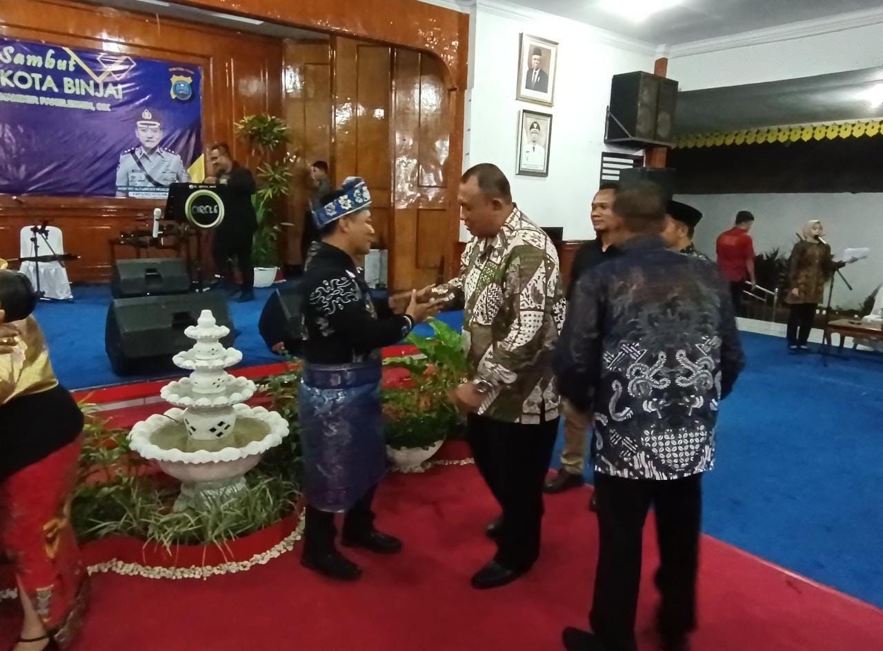 Kalapas Binjai Kanwil Kumham Sumut Hadiri Acara Malam Temu Sambut Kapolres Binjai