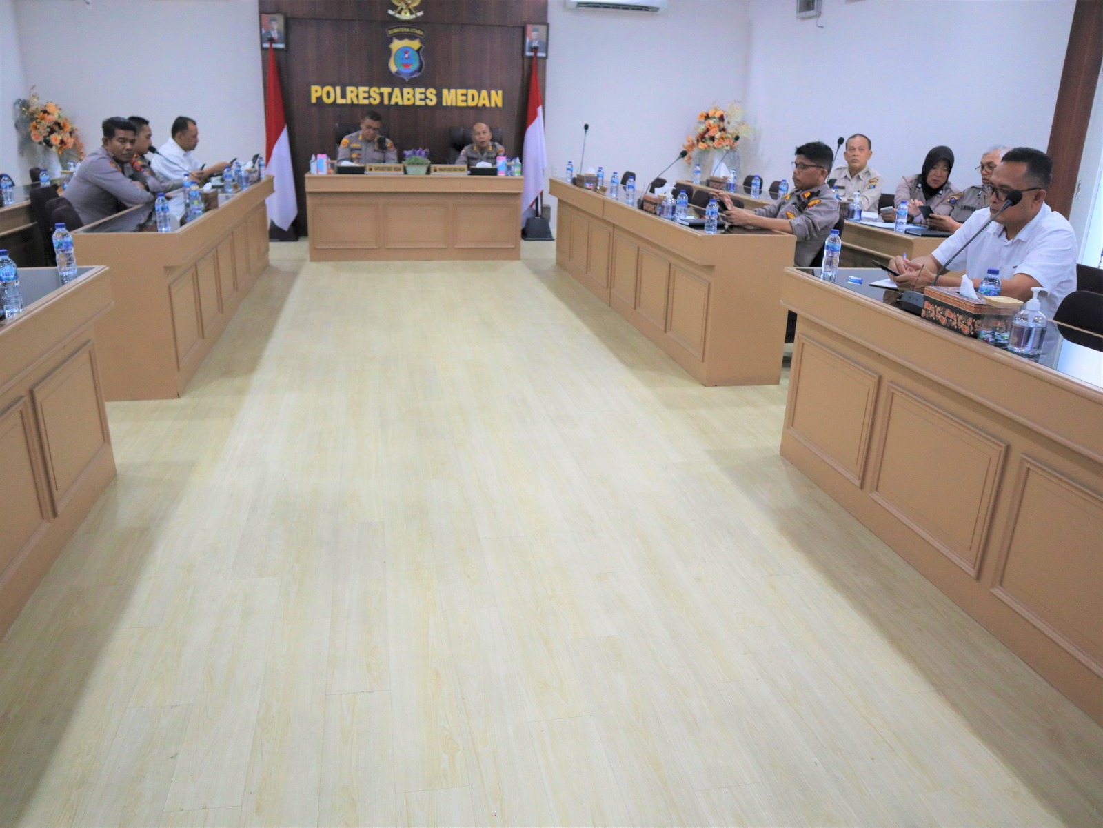 Polrestabes Medan Gelar Zoom Meeting Sosialisasi Survei Penilaian Integritas 2023