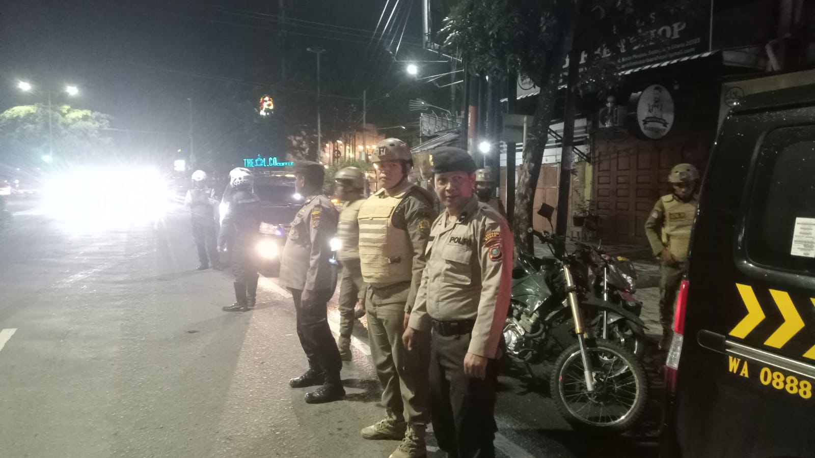 Ruang Publik Semakin Aman, Polsek Sunggal Patroli Tumpas Begal, Geng Motor dari Malam Sampai Pagi