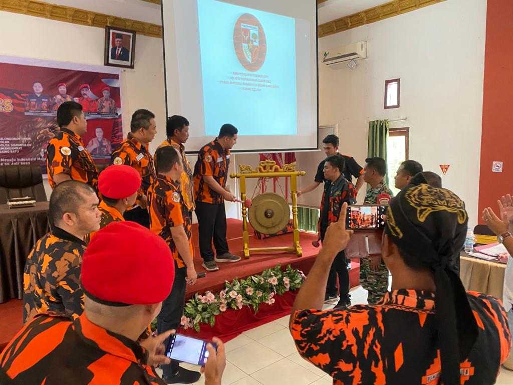 Di Tandai Pemukulan Gong, RPP PAC Pemuda Pancasila Se Paluta dibuka, Ini Penjelasan Bung Novan efendy Siregar dan Bung Chicles