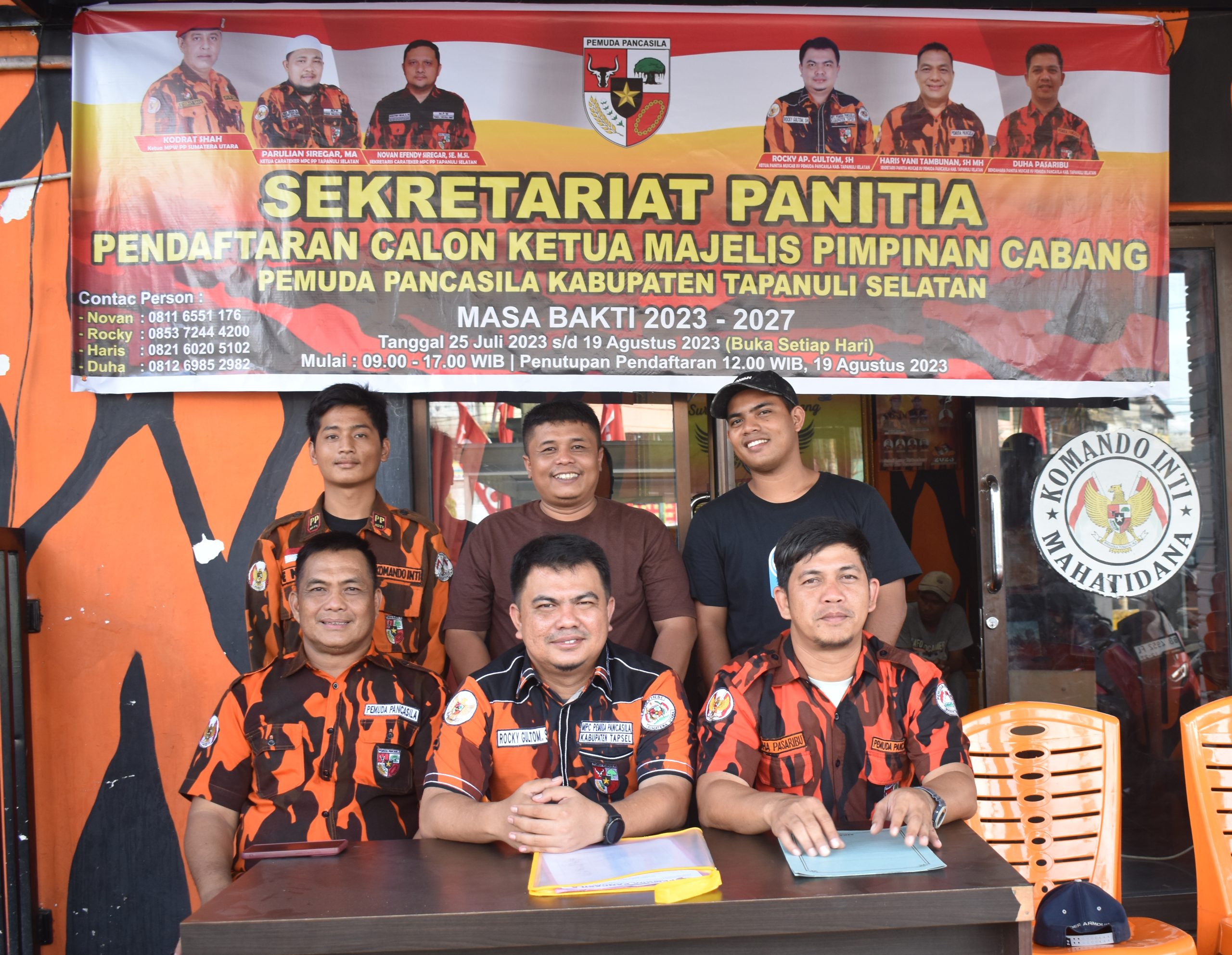 Pendaftaran Calon Ketua MPC Pemuda Pancasila Tapanuli Selatan Periode 2023-2027 dibuka, Ini Penjelasan Panitia