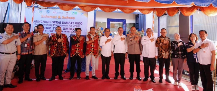 Bank Sumut Bersama Pemkab Nias Launching Pembukaan Gerai Samsat dan Layanan e PDAM