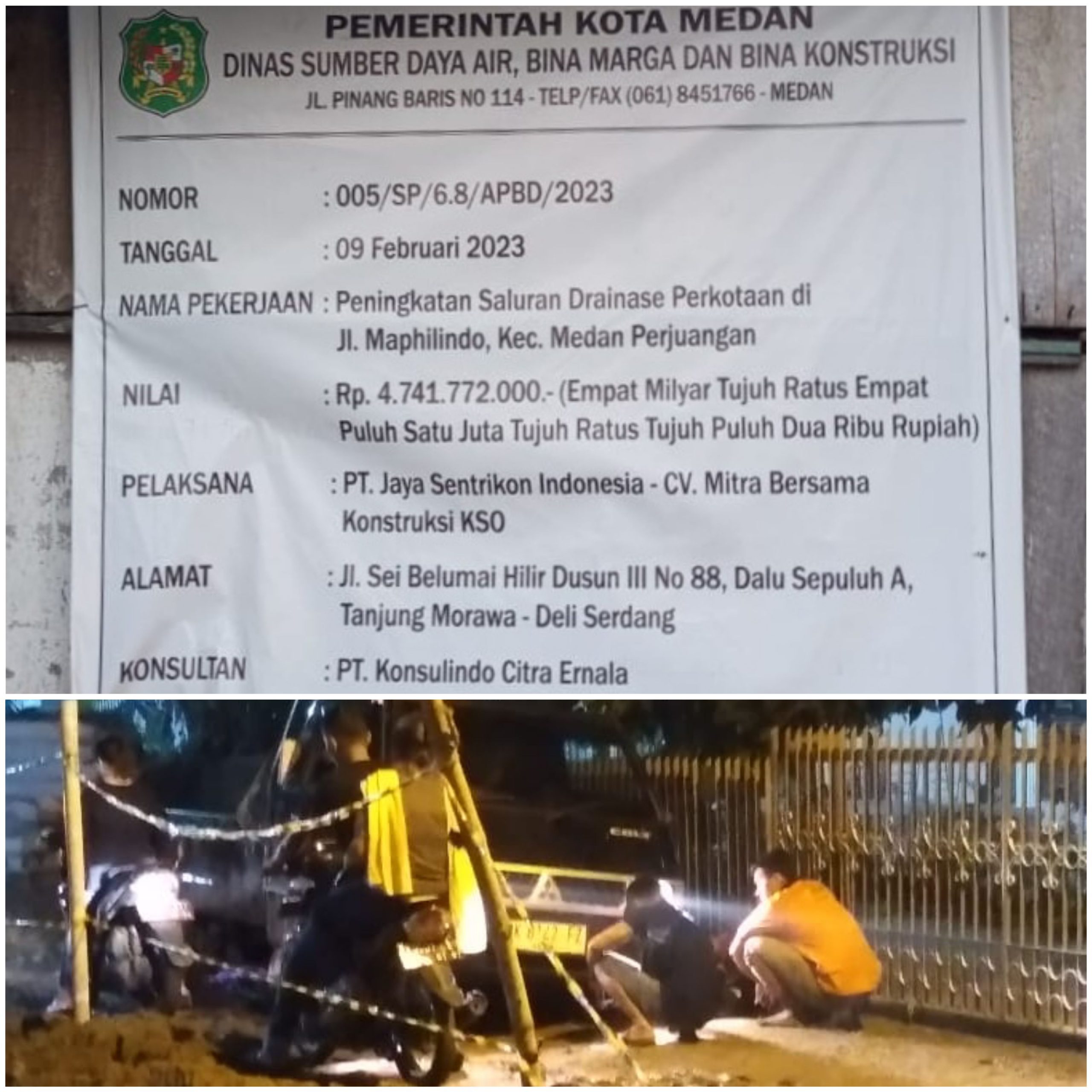 Masyarakat Jln Mapilindo Medan Perjuangan Akan Temui Walikota Medan, Anggaran Poyek Drainase Rp4,7 M Diduga Asal Jadi