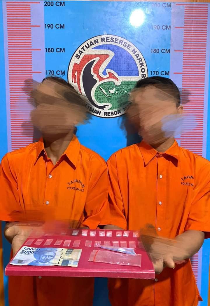 Kedapatan Edarkan Sabu, Dua Pria Dalan Lidang dibekuk Sat Narkoba Polres Madina