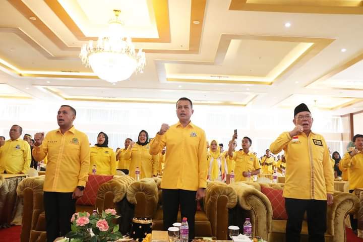 Gelar Konsolidasi Golkar Se Tabagsel di Sapadia Paluta, Ketua DPD Sumut Ijeck : Target Raih Suara Terbanyak 