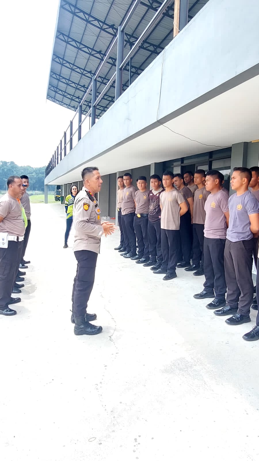 Personel Sat Samapta Polrestabes Medan Latihan Berkendara Mobil Patroli Presisi