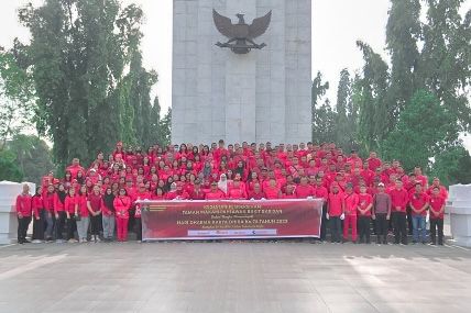 Lapas Binjai Ikuti Rangkaian Kegiatan HDKD Ke 78 Kanwil Kumham Sumut di TMP Bukit Barisan