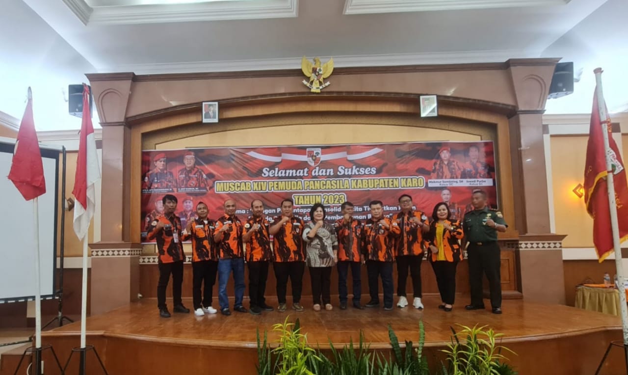 Darma Ginting Kembali Pimpin MPC Pemuda Pancasila Kab Karo, Ini Harapan Bupati Karo Cory Sebayang