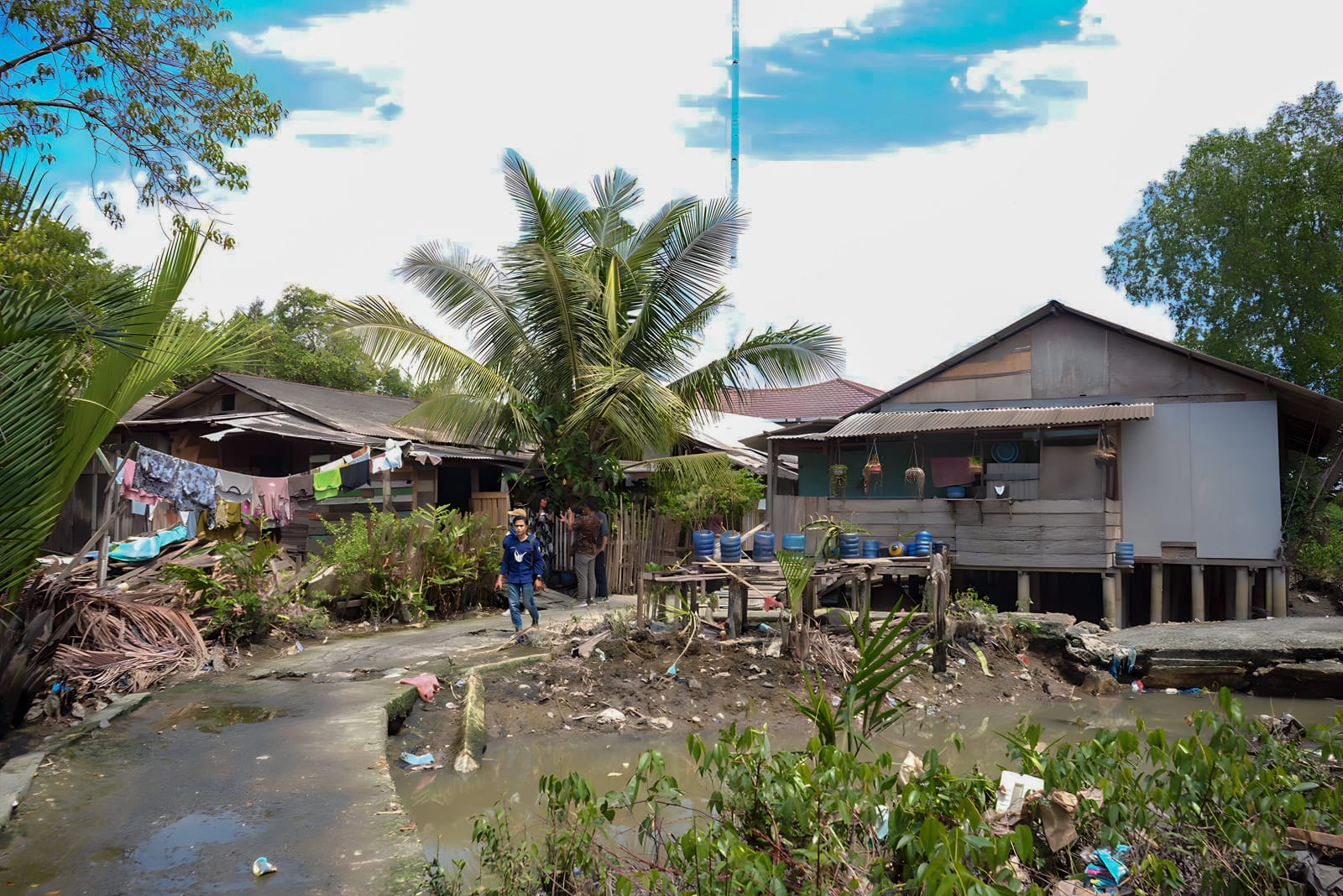 Masyarakat Belawan Bahari Berharap Pembangunan Tanggul dan Rumah Pompa Segera Direalisasi