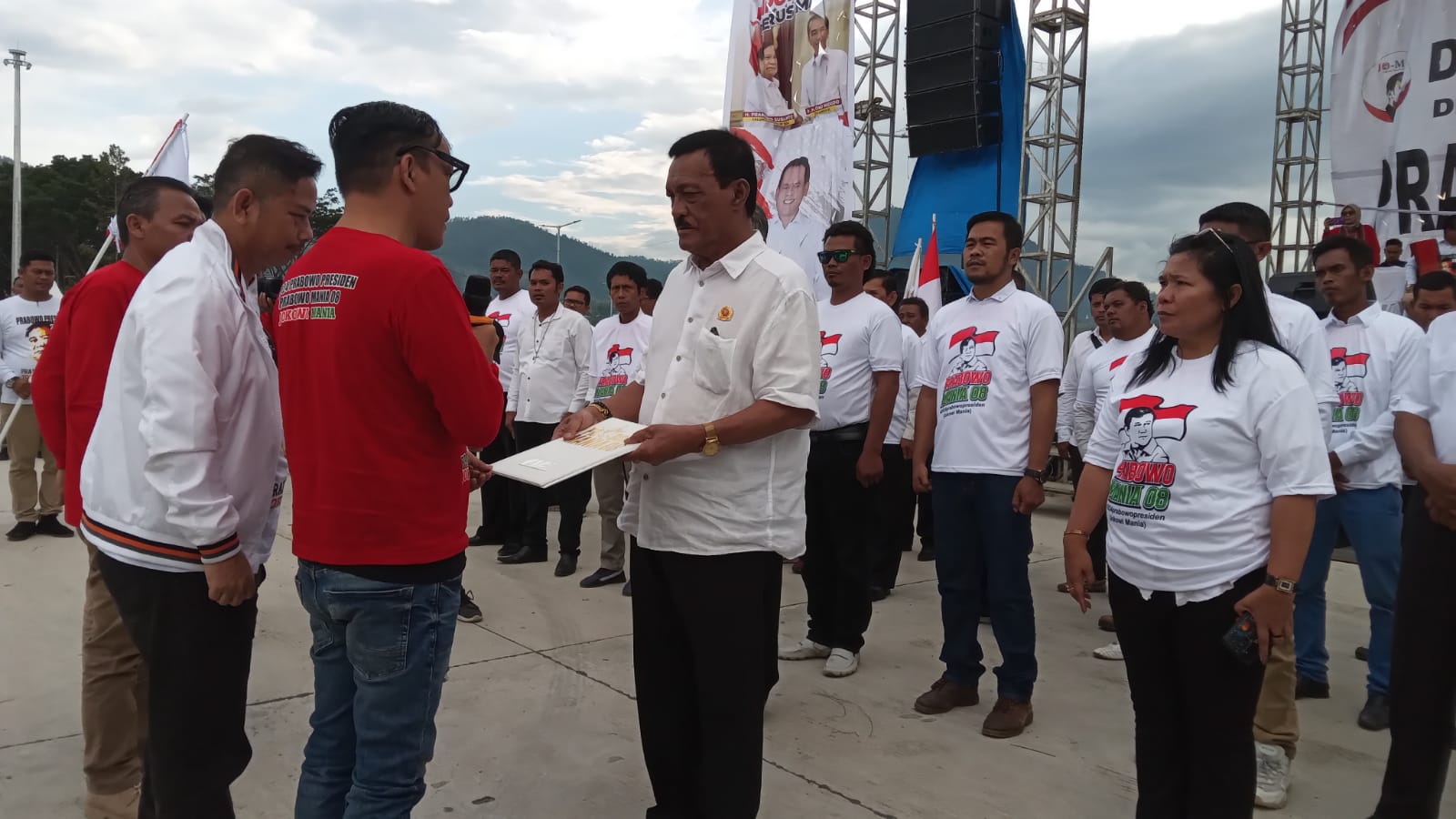 DPC Prabowo Mania 08 Kabupaten Toba Dilantik
