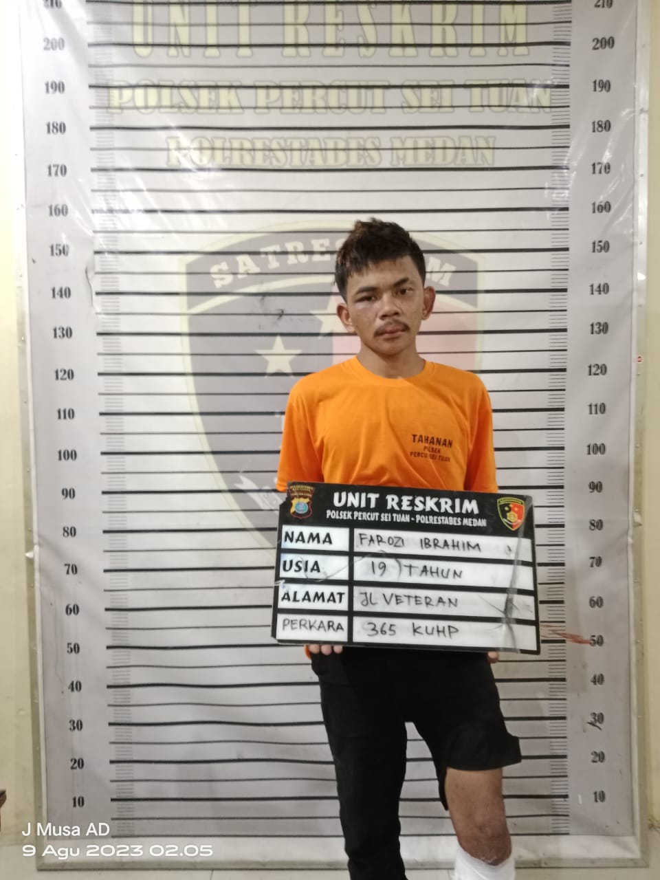 Personel Polsek Percut Tembak Seorang Dari 2 Penjahat Yang 11 Kali Beraksi 