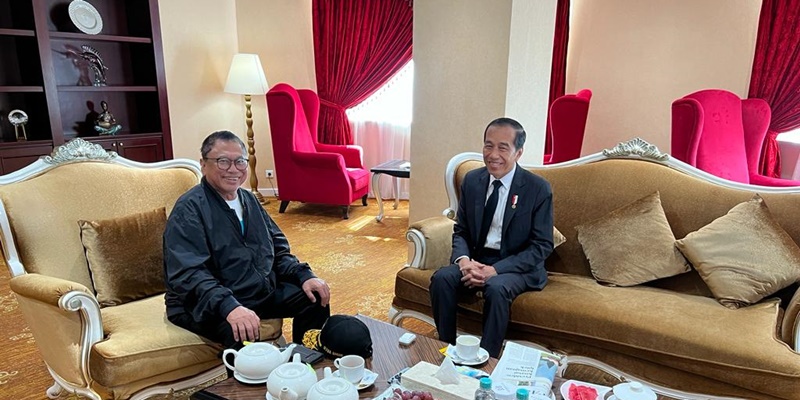 Jokowi dan Ketua Umum Hanura bertemu di Medan,  Ini Kata Oesman Sapta Odang