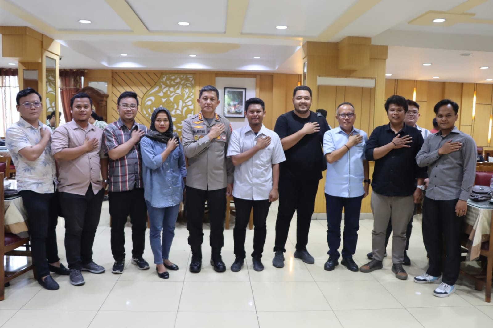 Kapolrestabes Medan Temu Ramah dengan Cipayung Plus Medan