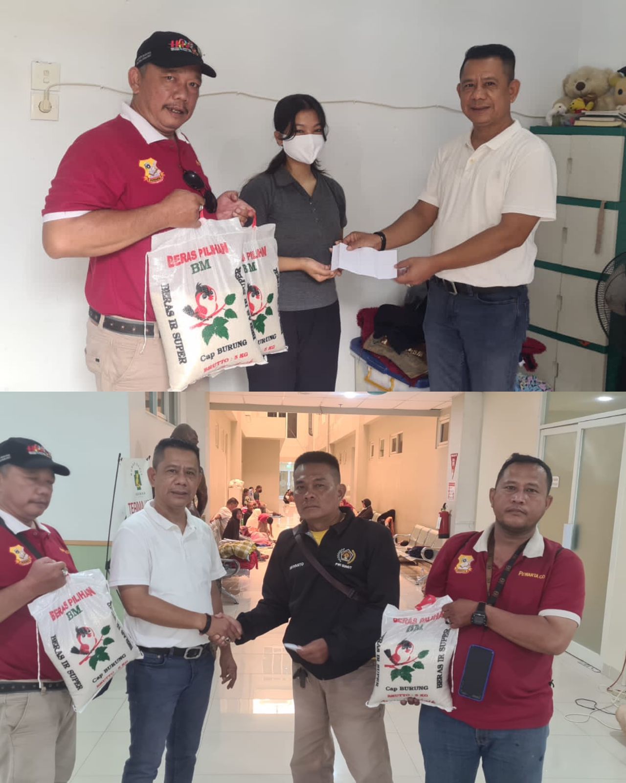 Jumat Barokah, Ketua Pewarta Berikan Santunan Sekretaris Pewarta.co dan Orangtua Wartawan Suryanto yang Sakit