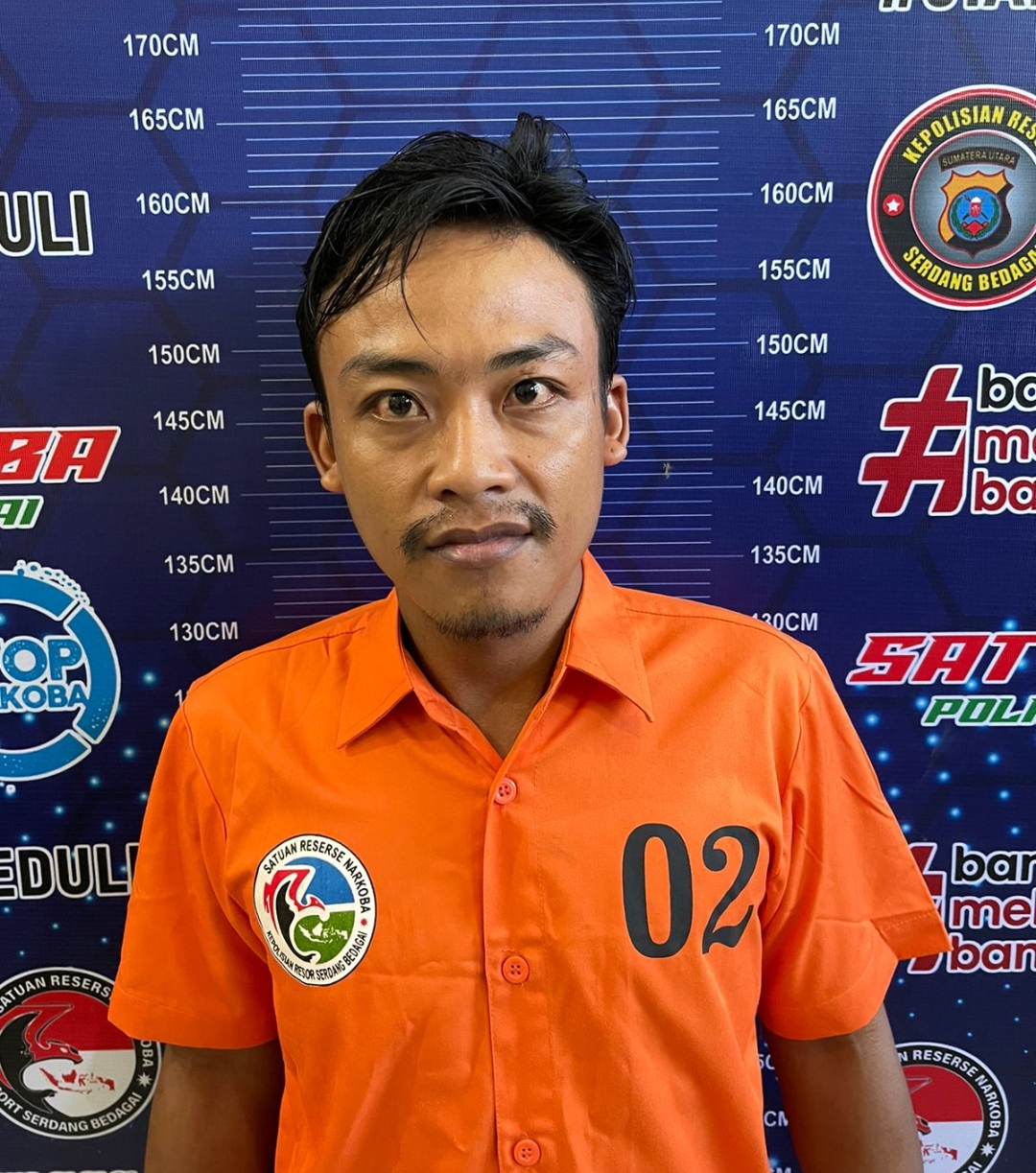 Laporan Dumas Direspon Cepat, Satres Narkoba Polres Sergai Tangkap Pengedar Sabu di Sei Bamban