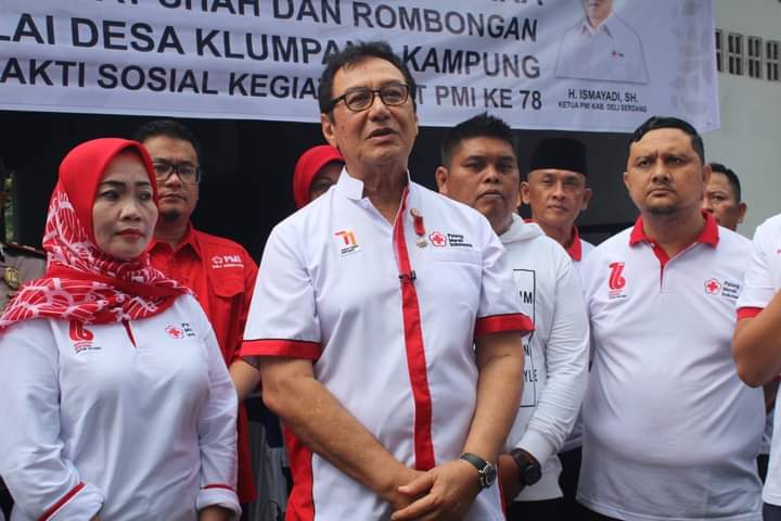 PMI Sumatera Utara Gelar Bakti Sosial,DR. H. Rahmat Shah : Misi Inti PMI Indonesia, Kemanusiaan yang menjadi Tugas dan Tanggung Jawab yang di Amanahkan