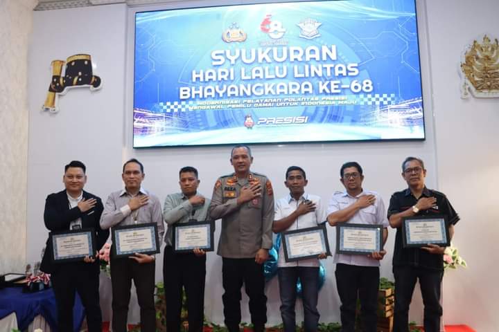 Gelar Syukuran HUT Bhayangkara Lalu Lintas ke - 68,AKBP Reza CAS : Kamtibmas dapat Terjaga dengan Hubungan dan Komunikasi yang Baik