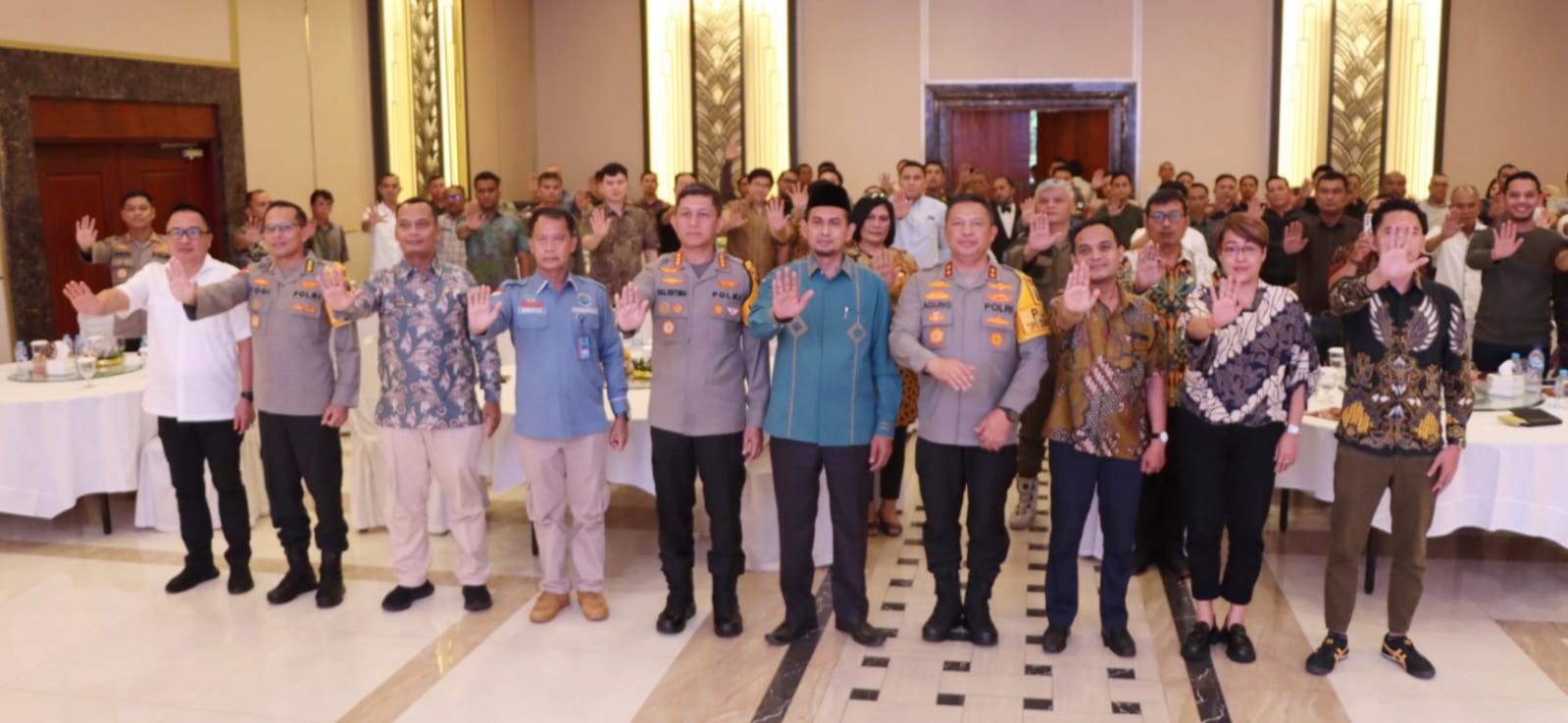 Kapolrestabes Medan Hadiri Deklarasi Anti Narkoba