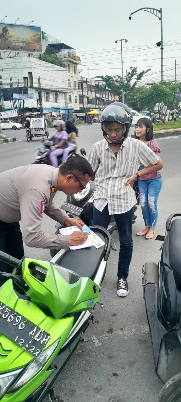 Sat Lantas Polrestabes Medan Ajak Warga Menjadi Pelopor Keselamatan Berlalulintas