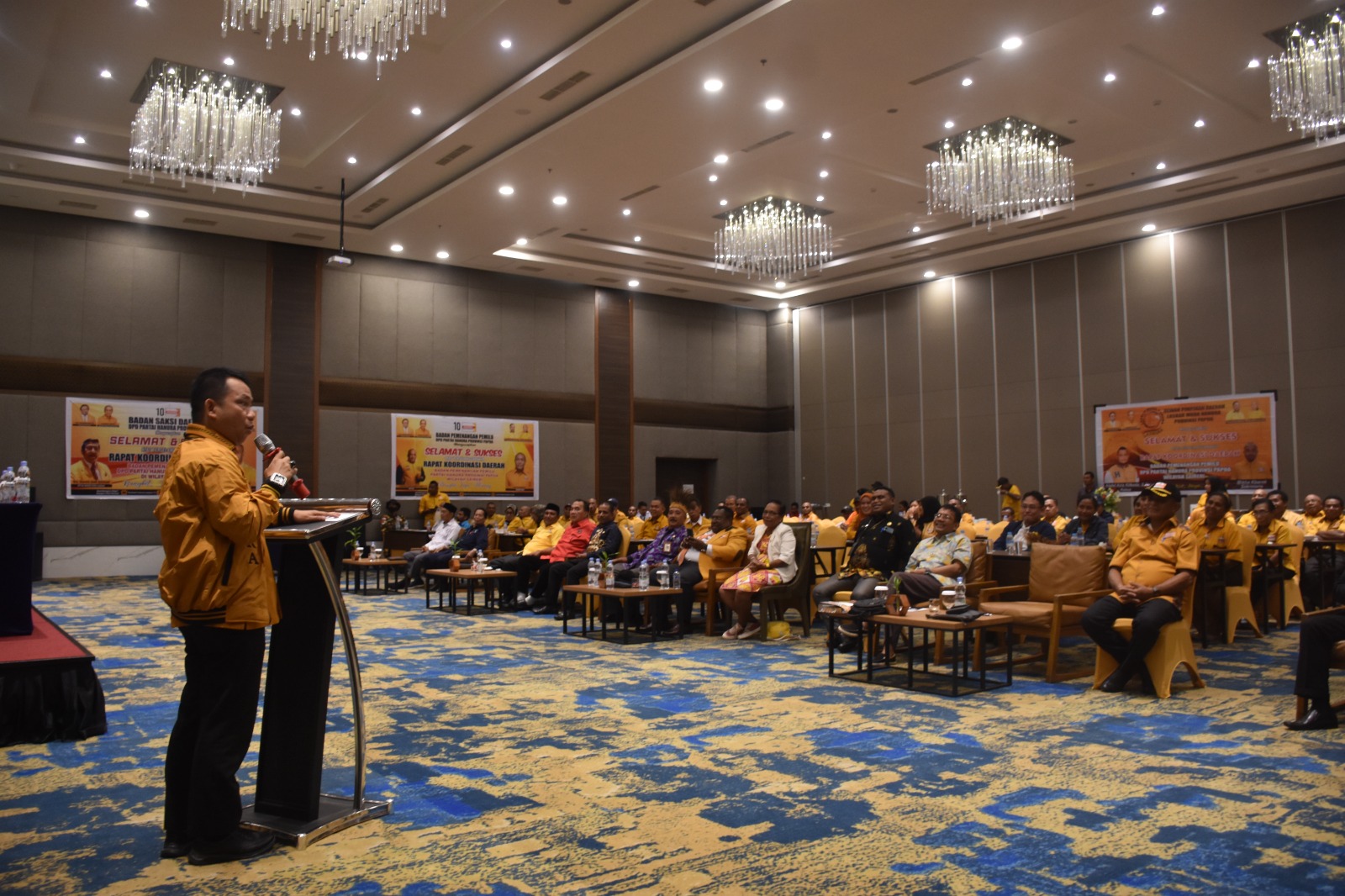 DPD Partai Hanura Papua Gelar Rakorda, Wakil Bappilu Abdul Aziz Khafia : Bergerak Cepat Kader,  Hanura Papua Rebut Kemenangan Pemilu 2024