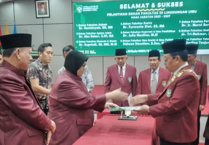 Dr. Supriadi SE. MM. MSi Dikukuhkan Menjadi Dekan FEB Universitas Sumatera Utara