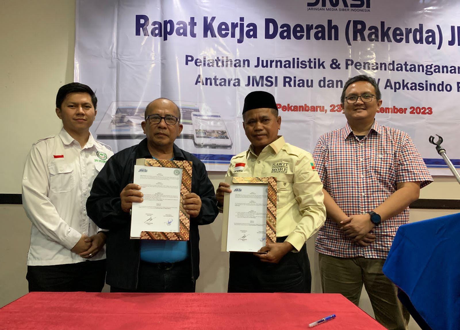 JMSI MoU Dengan APKASINDO, Bantu Petani Dari Kampaye Negatif Menyerang Sawit