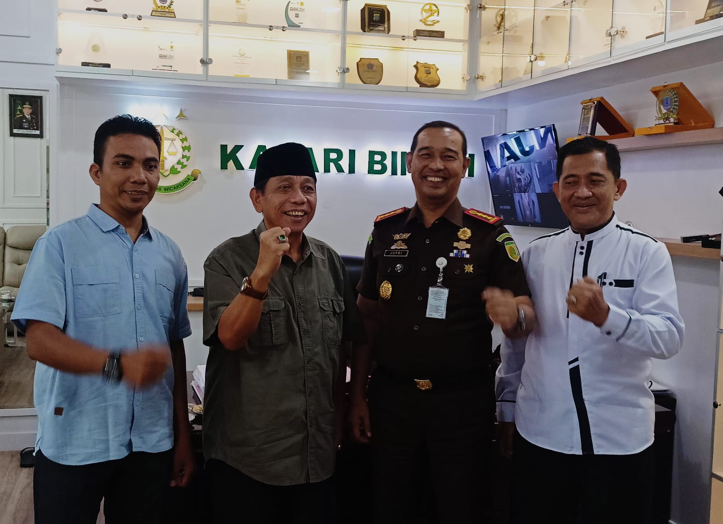 Kajari Binjai Jufri Nasution SH Terima Silaturrahmi DPC Ikanas Kota Binjai, Ini Katanya 