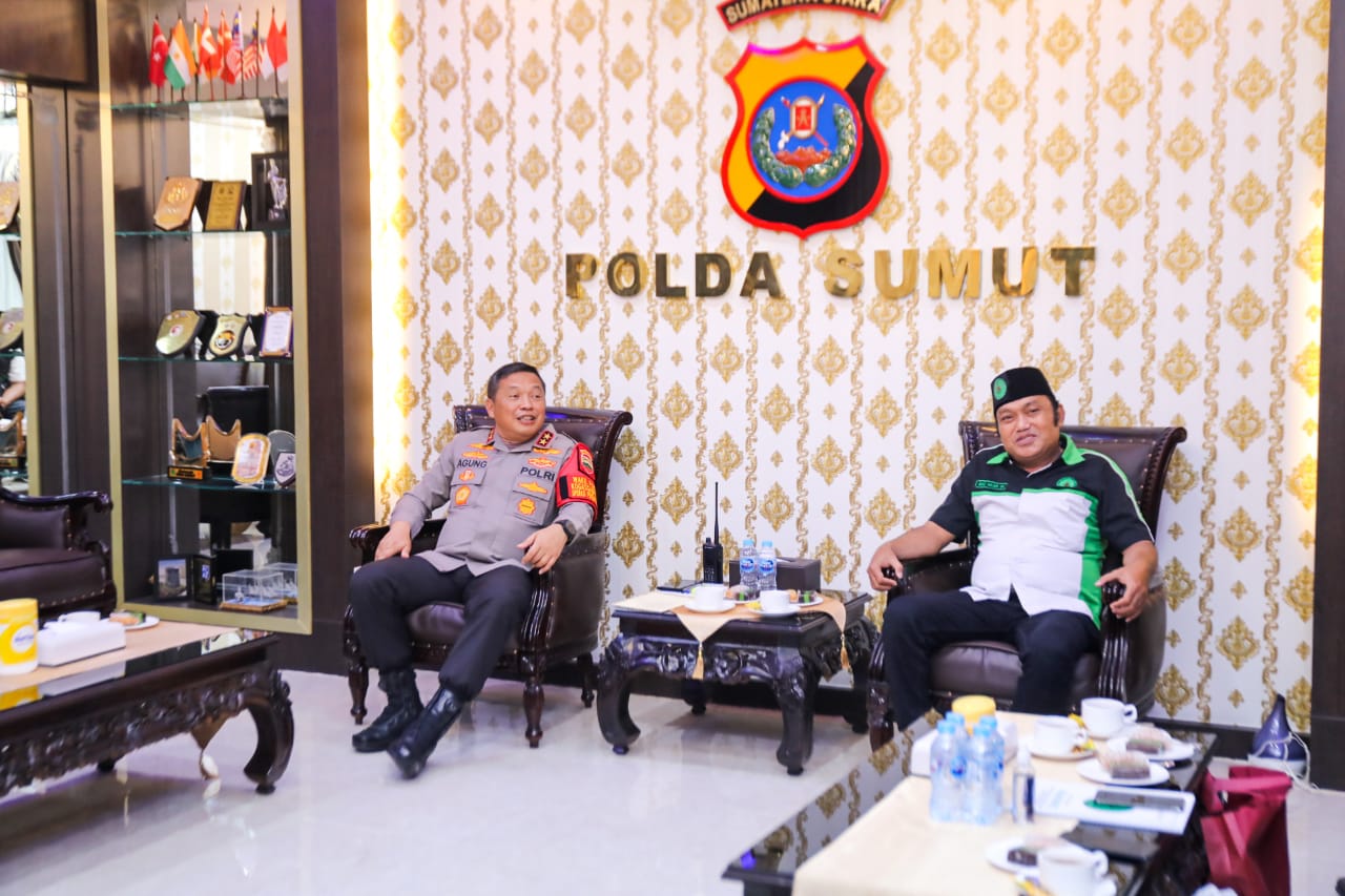 Kapoldasu Terima Silaturrahmi Bakopam Sumut,  Irjen Agung: Ayo Sama-sama Kita Jaga Kondusifitas