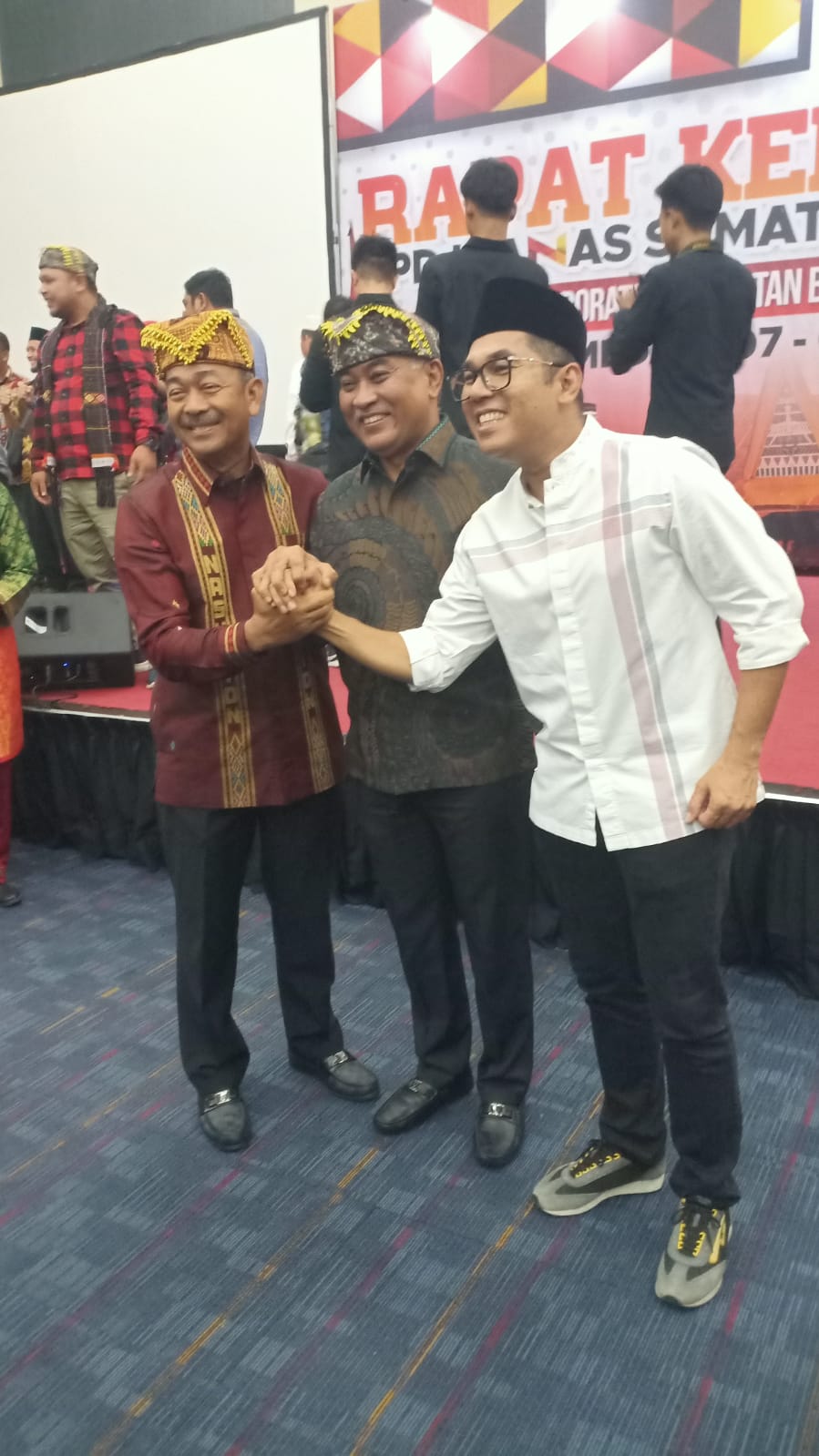 Tiga Bacaleg Senayan Berbeda  Parpol Hadiri Rakerda DPD Ikanas Sumut, Ini Kata M Lokot Nasution