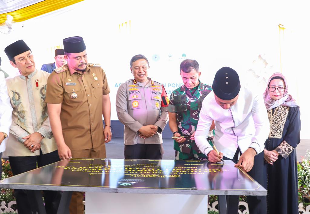 Walikota Medan Resmikan Pondok Pesantren Tahfidz Sulaimaniyah Haji Anif, Ijeck: Semoga Bisa Memuliakan Penghafal Alquran