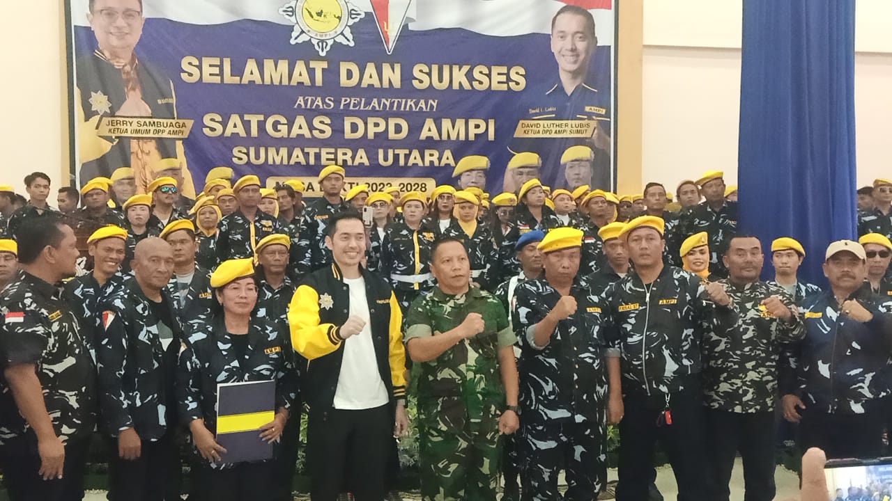 Ribuan Kader Hadiri Pelantikan Satgas DPD AMPI Sumut