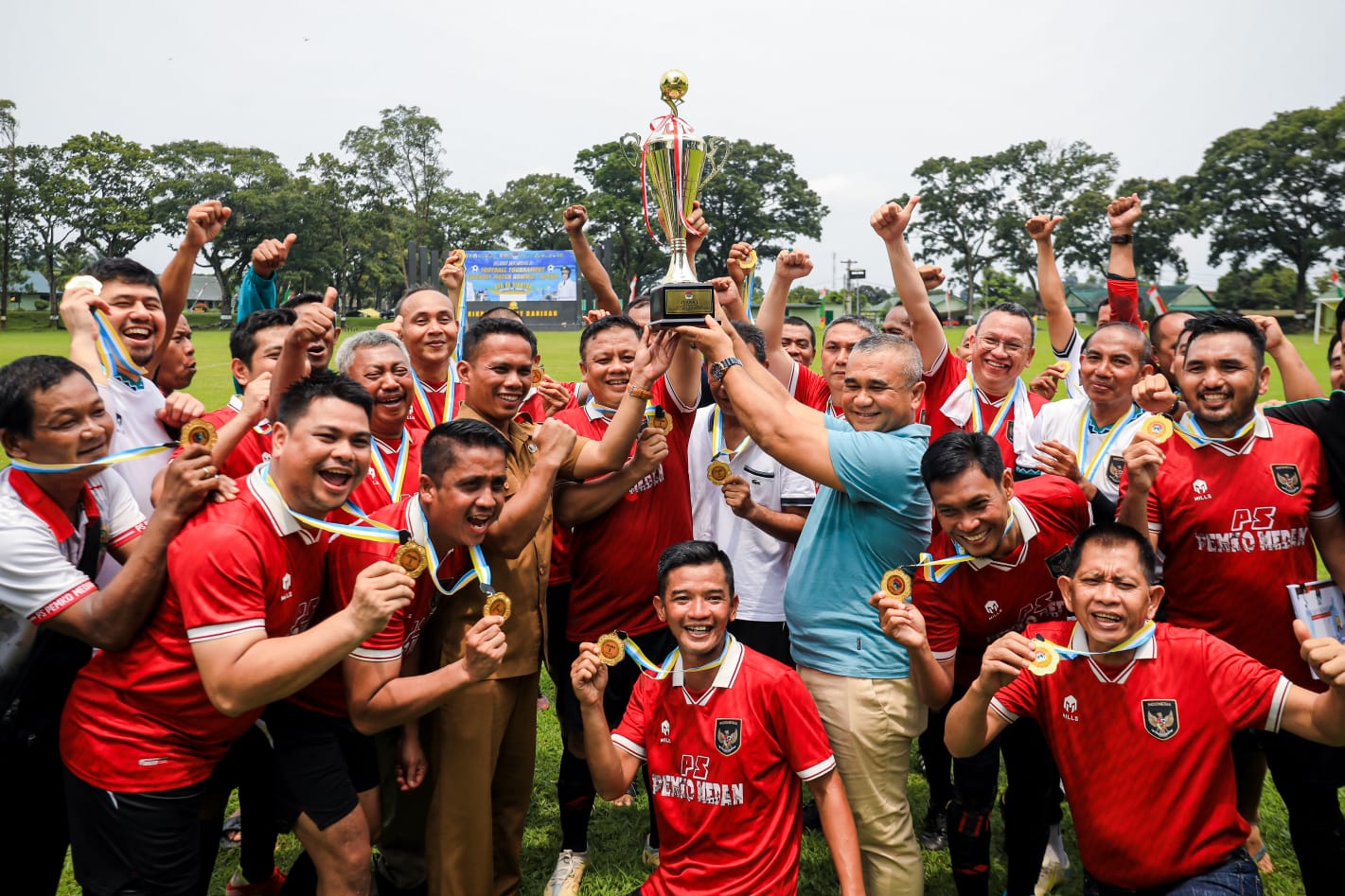 Pemko Medan Juara Sepakbola Komwil I APEKSI Setelah Bantai Pemko Lhokseumawe 6-1 Tanpa Balas