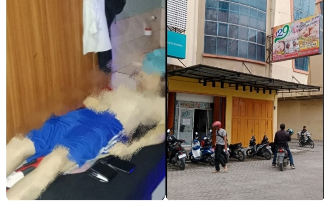 Pria Paruh Baya Tewas Saat di Ruangan Trapis Spa 129 diduga Spa Esek Esek Komplek MMTC