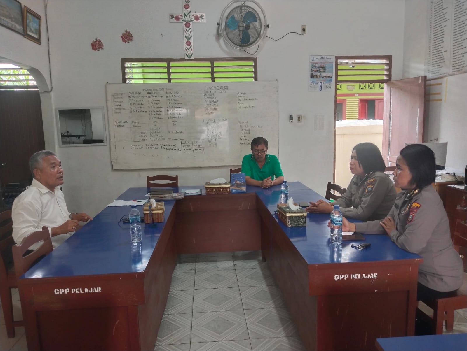 Cooling System Jelang Pemilu 2024, Kasi Humas Polrestabes Medan Anjangsana ke Tokoh Agama