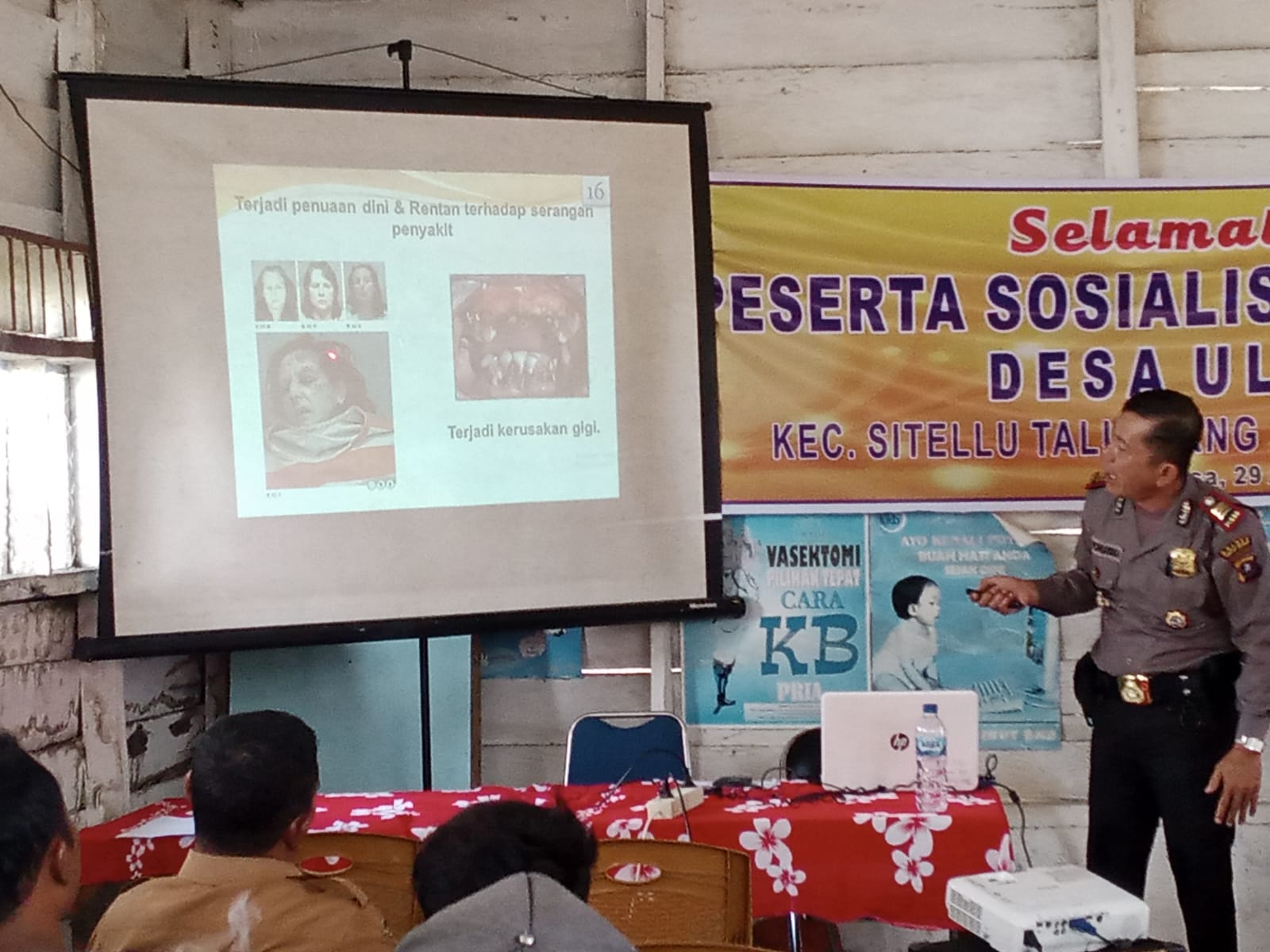 Kapolsek Salak Resort Pakpak Bharat Gelar Temu Sadar Hukum dan Wawasan Kebangsaan