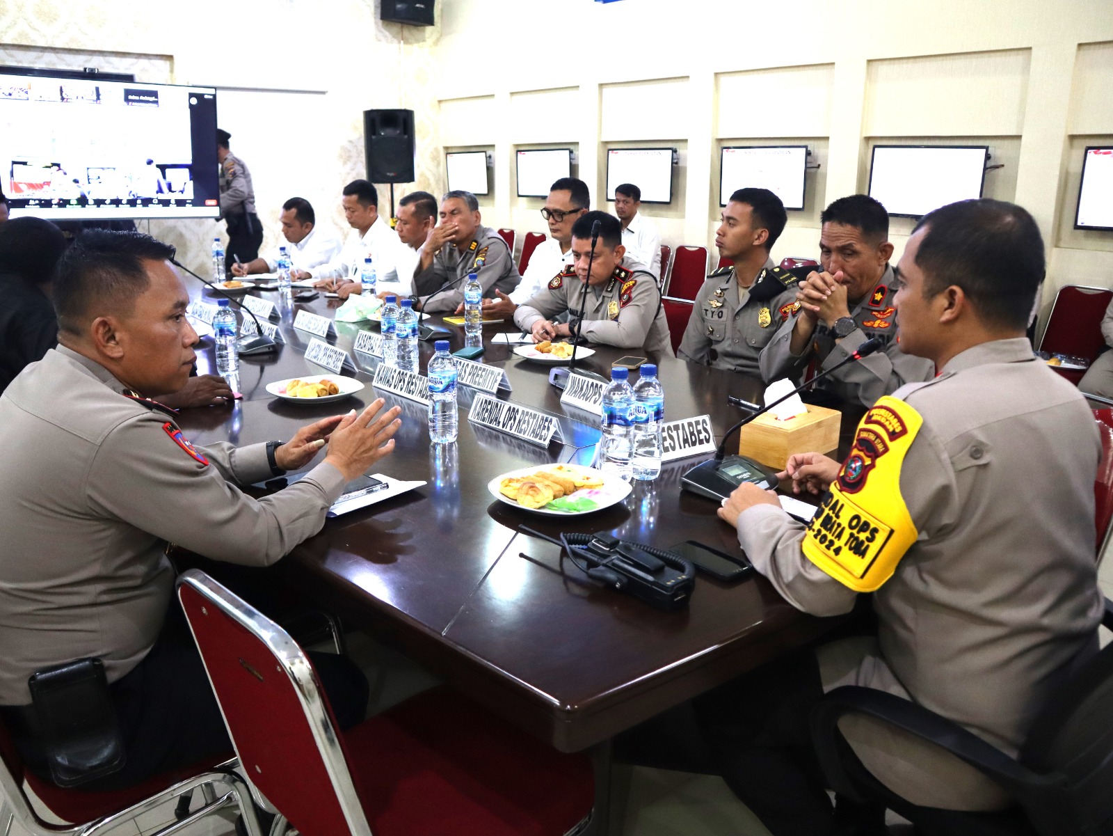 Ops Mantap Brata 2024, Kabag Ops Polrestabes Medan : Kasatgas dan Kasubgas Ciptakan Suasana Damai Jelang Pemilu