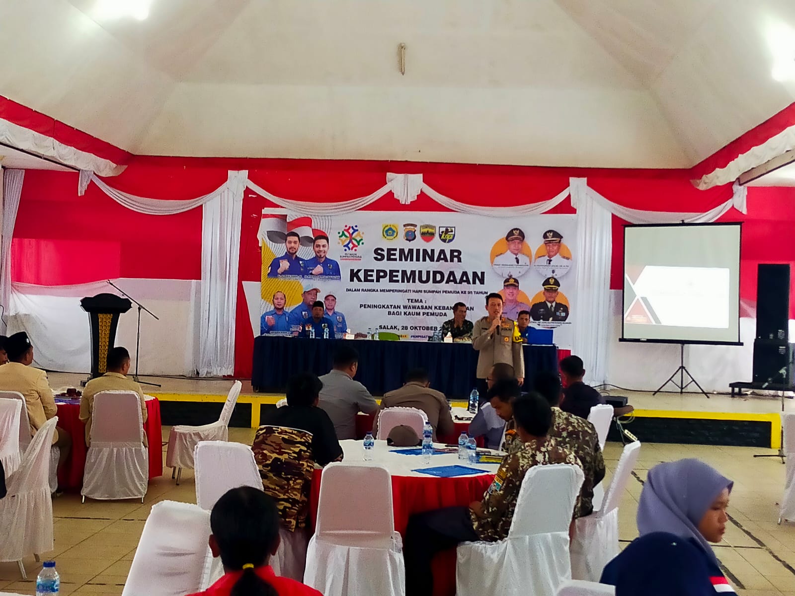 Kapolres Pakpak Bharat Hadiri Seminar Kepemudaan Dalam Rangka Hari Sumpah