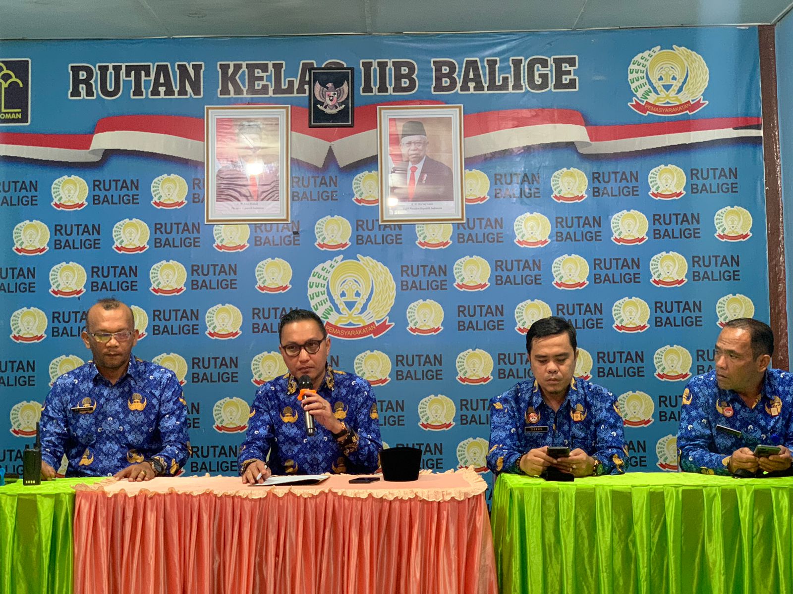 Perangi Narkoba, Rutan Balige Gelar Tes Urine Bagi Petugas