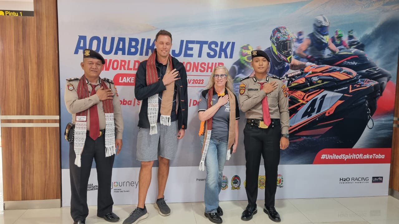Polda Sumut Hadirkan Polisi Pariwisata aktif Berbahasa Inggris Dalam Aquabike Jetski World Championship