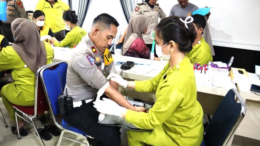 Polrestabes Medan Kembali Gelar Pemeriksaan Kesehatan Berkala Terhadap Anggota