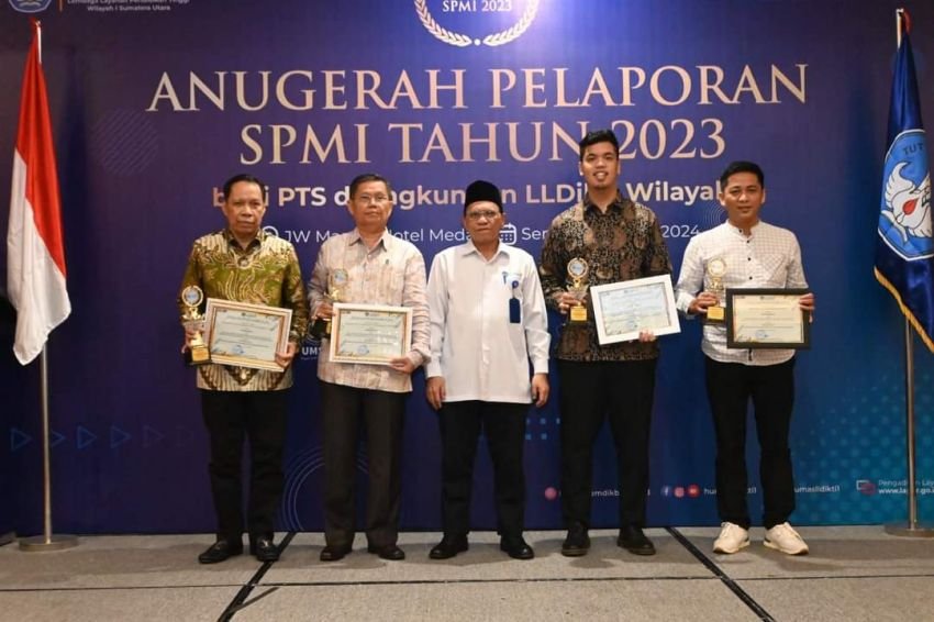 UNPAB Medan Raih Tiga Penghargaan SPMI Tahun 2023, Ini Kata Rektor Mhd Isa Indrawan